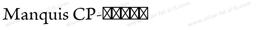 Manquis CP字体转换